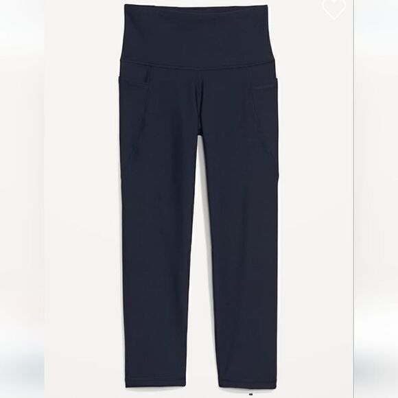 Old Navy High-Waisted Powersoft Side-Pocket Crop Leggings - Picture 3 of 9